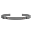 Zancan Titanium, 18Kt Gold & Diamond Bracelet