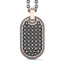 Zancan Titanium, 18Kt Gold & Diamond Necklace