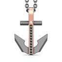 Zancan Titanium, 18Kt Gold & Diamond Necklace