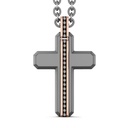 Zancan Titanium, 18Kt Gold & Diamond Necklace