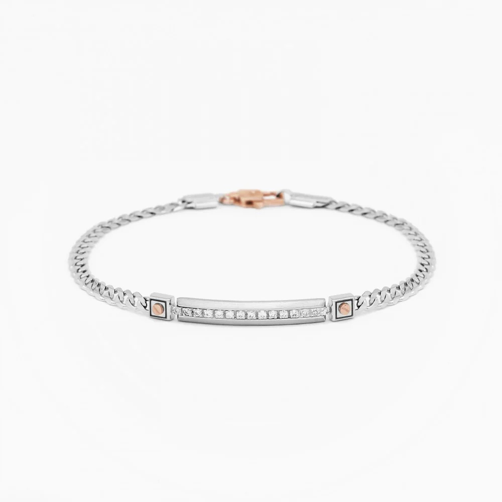 Zancan White Gold Bracelet With Diamonds