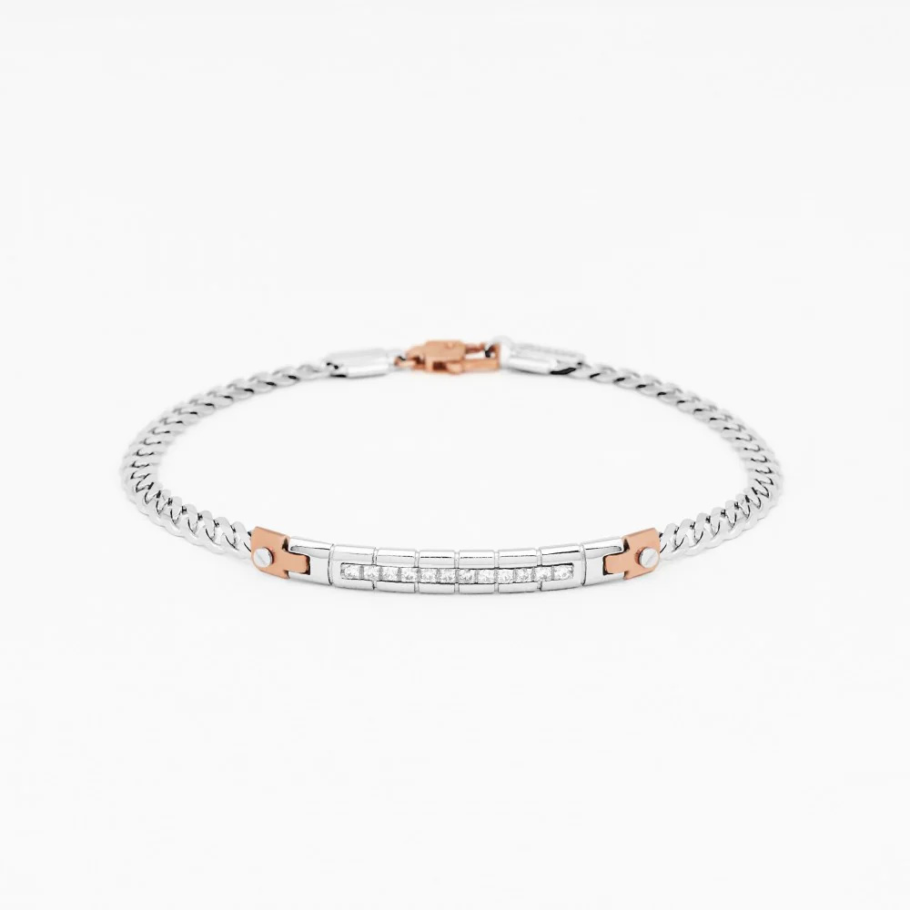 Zancan White Gold Bracelet With Diamonds