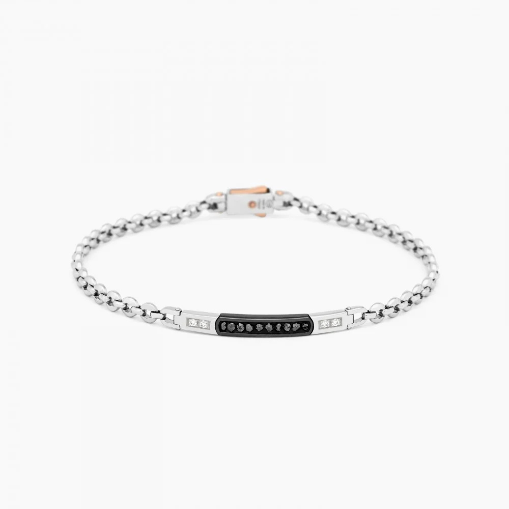 Zancan White Gold Bracelet With Diamonds