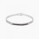 Zancan white gold bracelet with diamonds.
