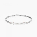 Zancan white gold bracelet with diamonds.