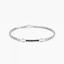 Zancan white gold bracelet with diamonds.