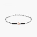 Zancan white gold bracelet with diamonds.