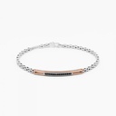 Zancan white gold bracelet with diamonds.