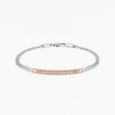 Zancan white gold bracelet with diamonds.