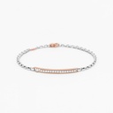 Zancan white gold bracelet with diamonds.