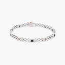 Zancan white gold bracelet with diamonds.