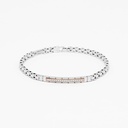 Zancan white gold bracelet with diamonds.