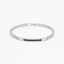 Zancan white gold bracelet with diamonds.