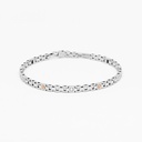 Zancan white gold bracelet with diamonds.