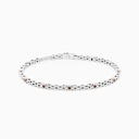 Zancan white gold bracelet with diamonds.