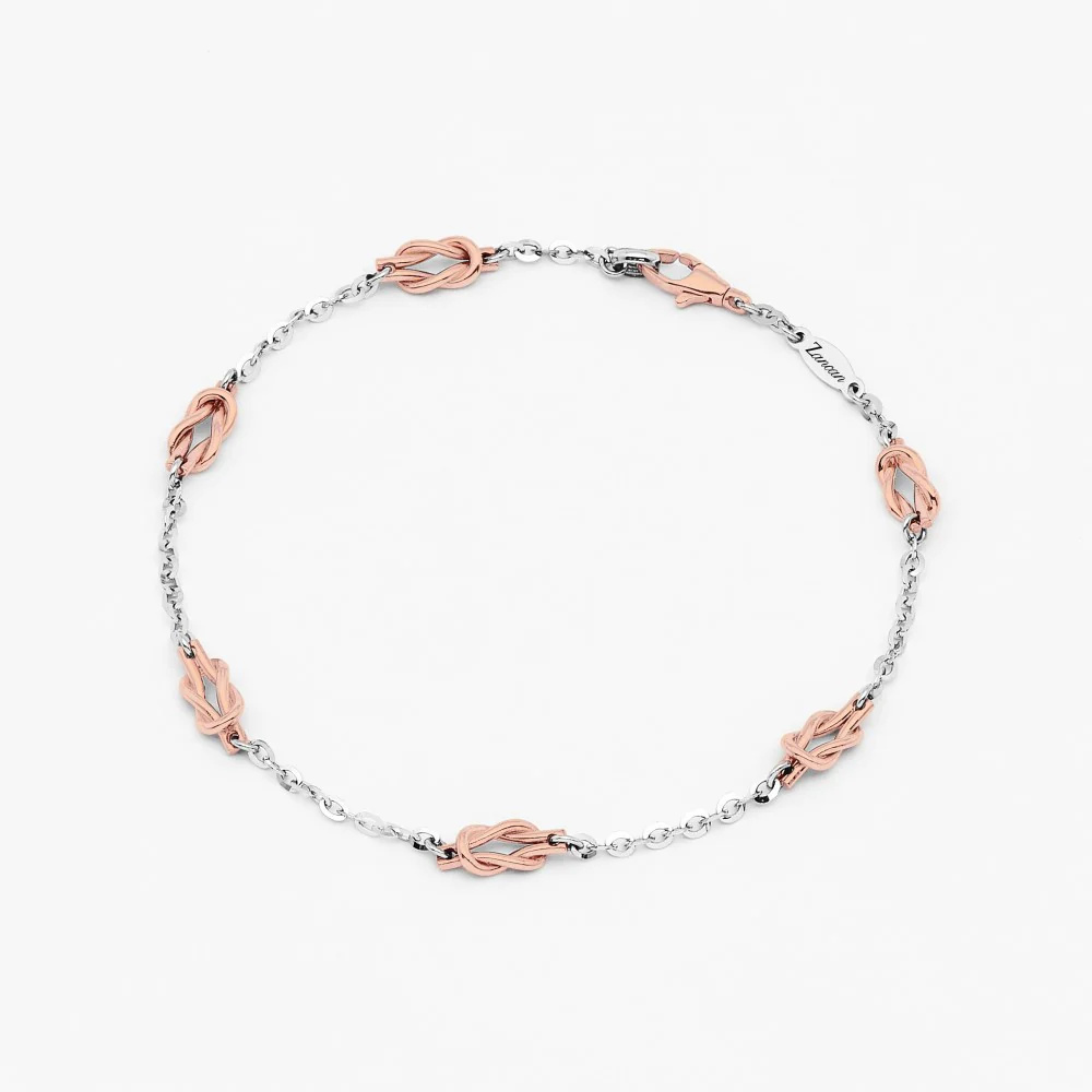 Zancan white gold bracelet with nautical knot