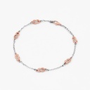 Zancan white gold bracelet with nautical knot