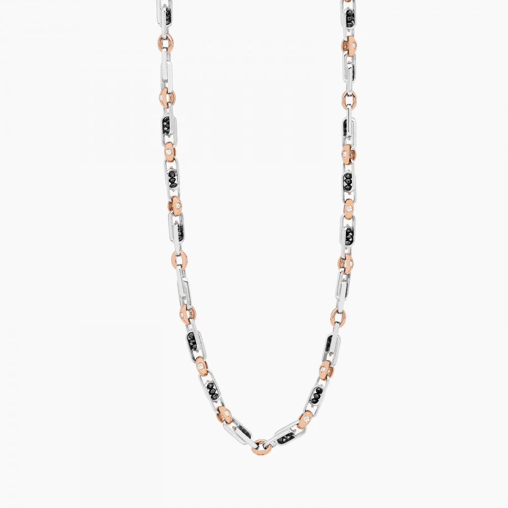 Zancan White Gold Necklace With Diamonds