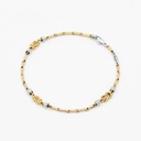 Zancan yellow gold bracelet with nautical knot