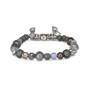 Multisize Non-Braided Shamballa Bracelet
