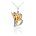 Pendant My Angel B with Diamonds