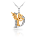 Pendant My Angel D with Diamonds
