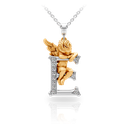 Pendant My Angel E with Diamonds