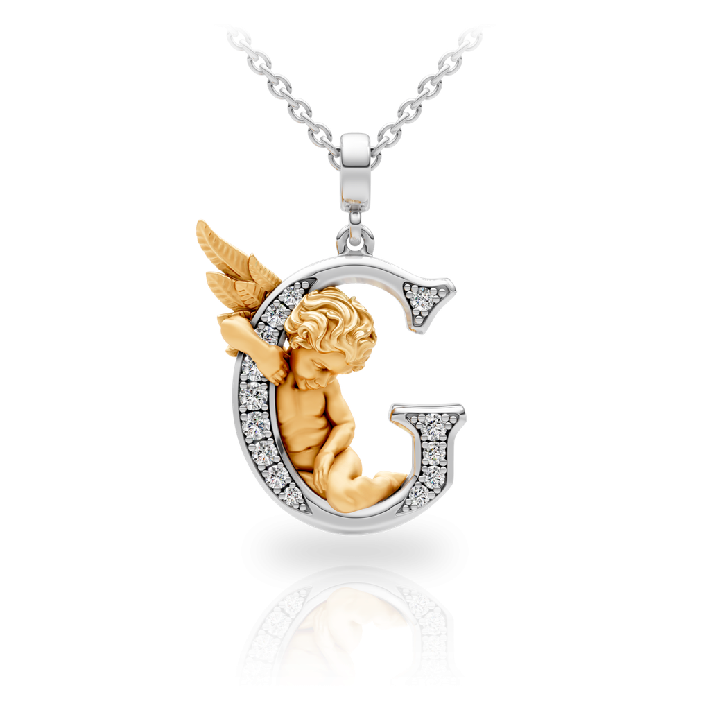 Pendant My Angel G with Diamonds
