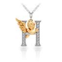 Pendant My Angel H with Diamonds