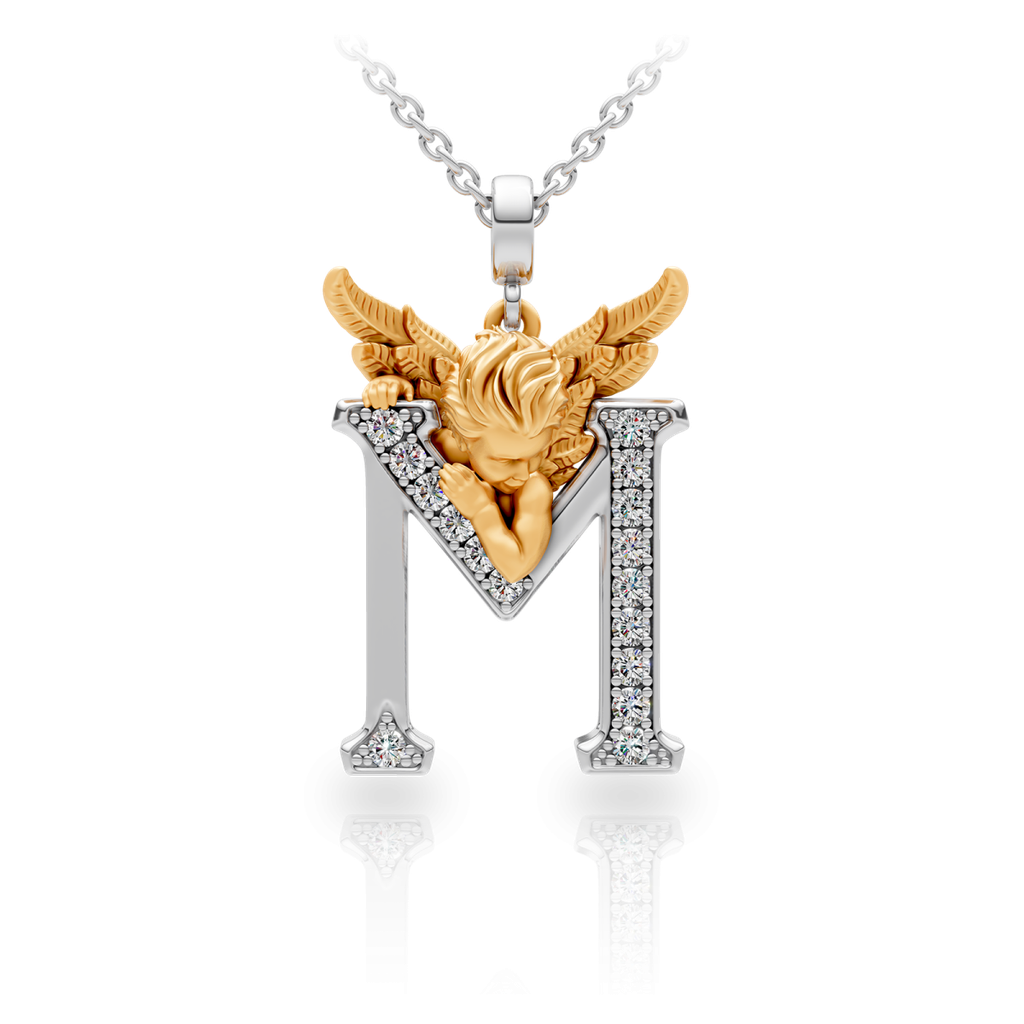 Pendant My Angel M with Diamonds