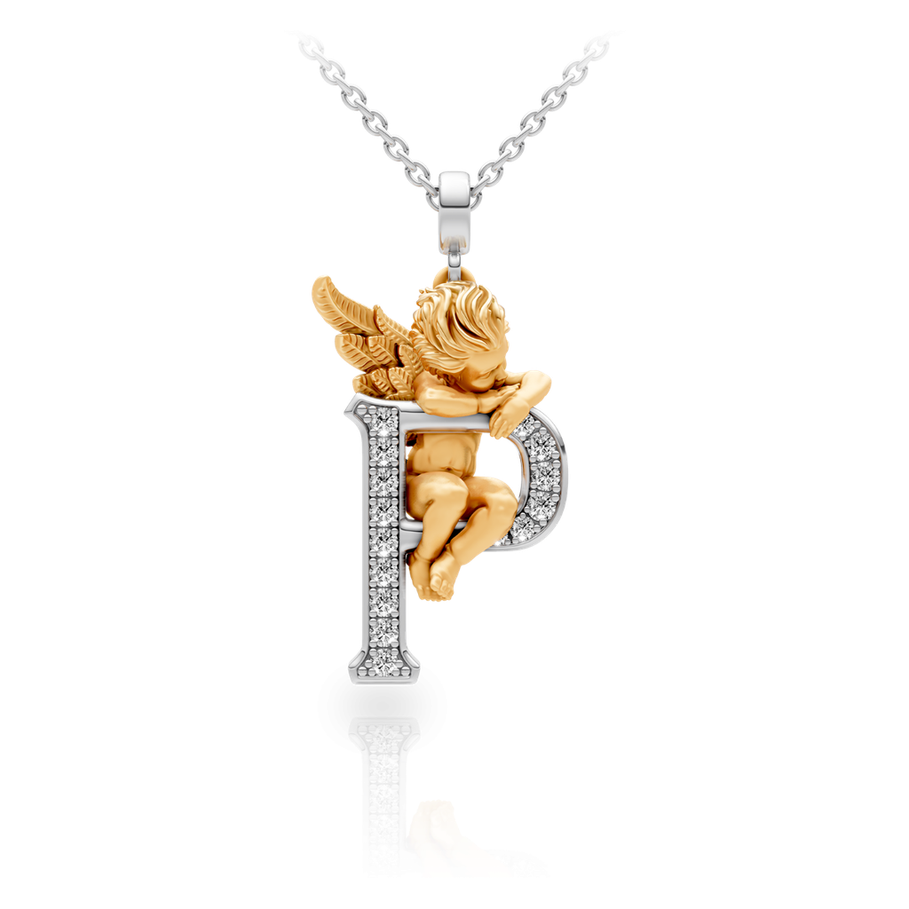 Pendant My Angel P with Diamonds