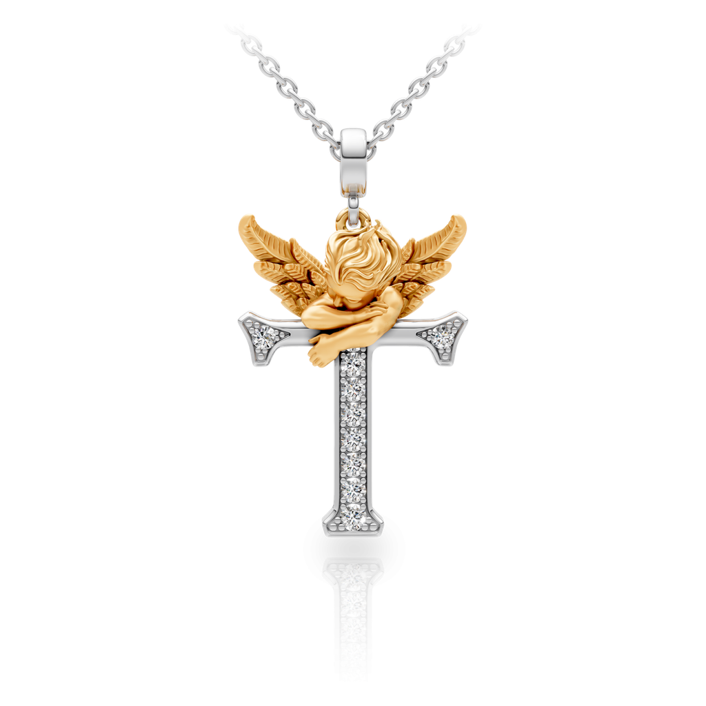 Pendant My Angel T with Diamonds