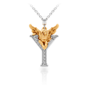 Pendant My Angel Y with Diamonds