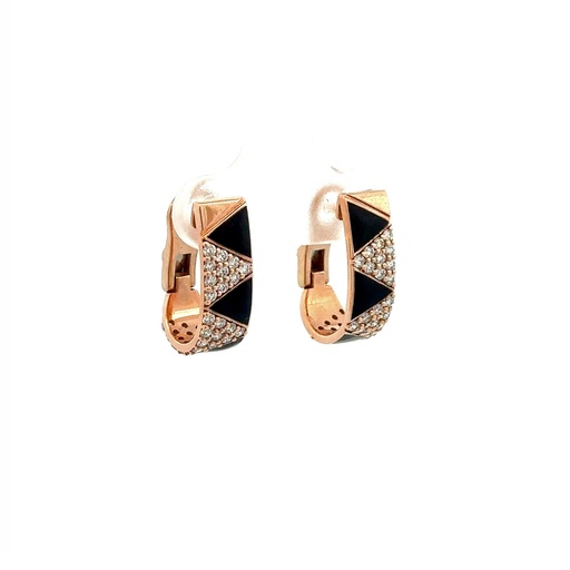 [A819-10664] Rose Gold Elixir Diamond Earrings
