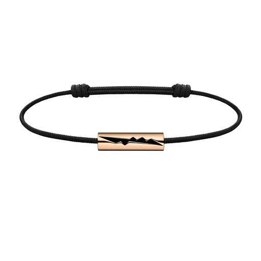 [BCA0054-NS-15cm] Rose Gold Capture Amulet Cord Bracelet