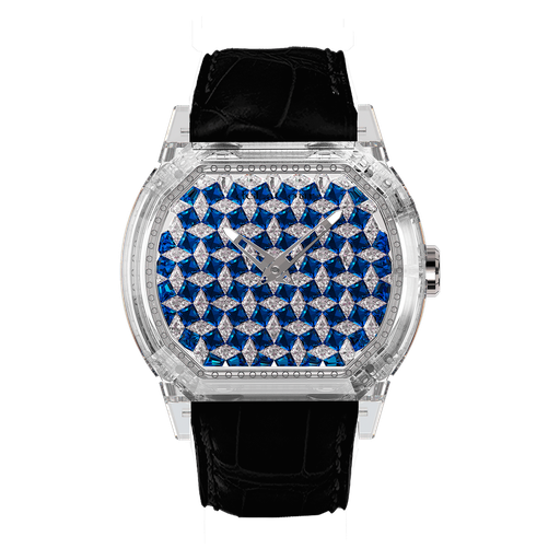[WASC3602-5051#11702] Reflect Harlequin Blue & White Sapphire Watch