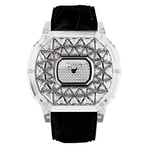 [WASC3762-1010#11704] Reflect Tetra White Diamond Sapphire Watch