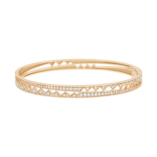 Rose Gold Capture Me Diamond Bangle Bracelet