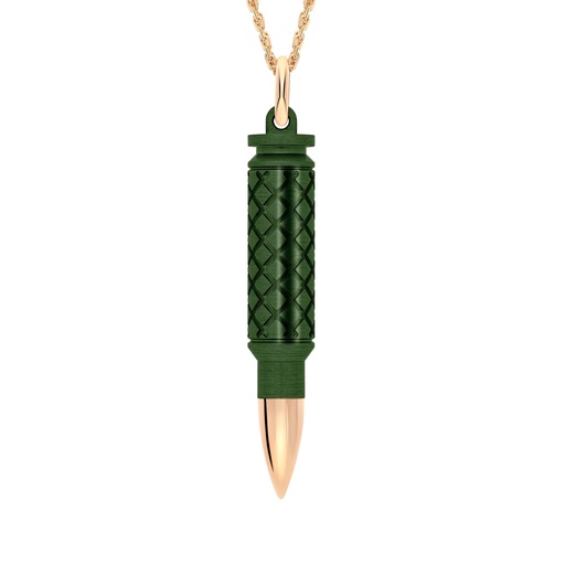 [PFA0043-NS] Rose Gold Fatal Attraction Necklace