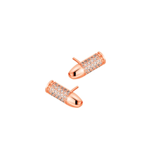 [EMB0007] Rose Gold Mini Bang Bang Diamond Earrings