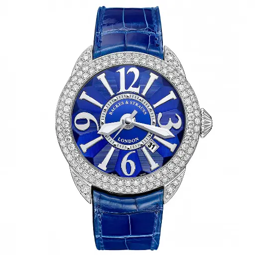 [PC40MAD2R.ST.BLWA#1239] Piccadilly 40 SP Diamond Bezel & Lugs