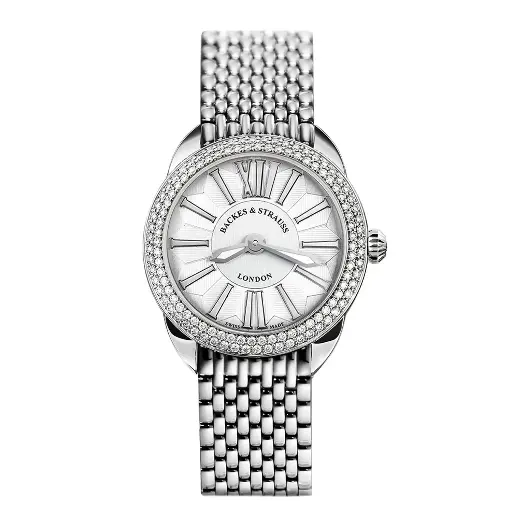 [REN.PC.33.D2R.SP.ST.???.SS#1243] Mayfair 33 Diamond Bezel Full Steel