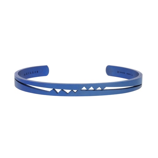 Titanium Capture Me Open Bangle Bracelet