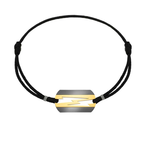 [BLT0007-NS-15cm] Titanium Lovetag Cord Bracelet