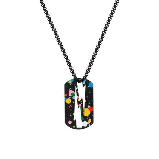 [PLT0010-NS] Titanium Lovetag X Zoulliart Necklace