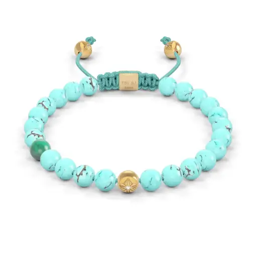 [D226765#1287] 6mm Non-Braided Shamballa Bracelet