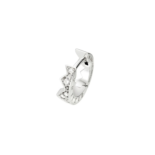 [ECA0013-NS] White Gold Capture Light Diamond Right Earring