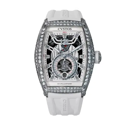 [A00103.3600003#1301] Jetliner PS Thirty6 Steel 2 Row/White Dial Diamonds - 36mm