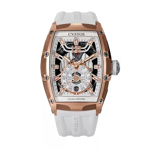 [A00103.3620003#1304] Jetliner PS Thirty6 Rose Gold Rainbow Snow Setting/White - 36mm