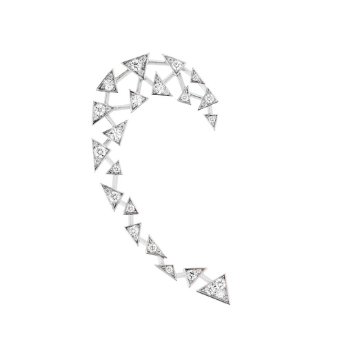 [ECA0002] White Gold Capture Me Diamond Earcuff Earring